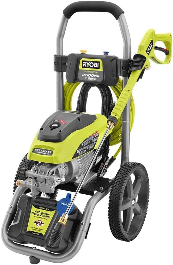 Ryobi RY142500 Brushless 2500 PSI Electric Pressure Washer