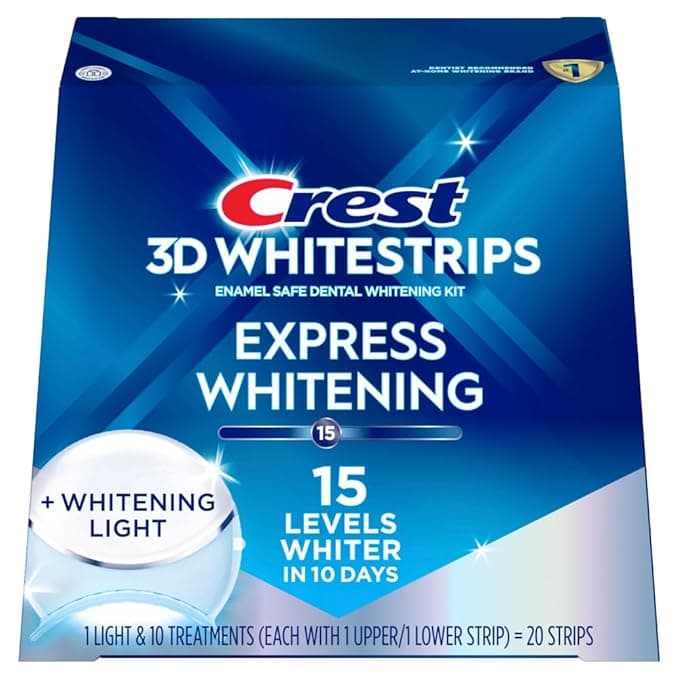 Crest 3D Whitestrips Professional Express White + Whitening Light Dental Whitening Kit im Test – Foto ProduktBewertet