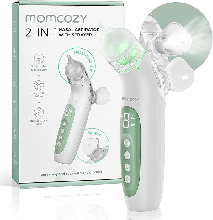 Momcozy BreezyClear Pro™ 2-in-1 Spray & Suction Electric Nasal Aspirator – Direktvergleich