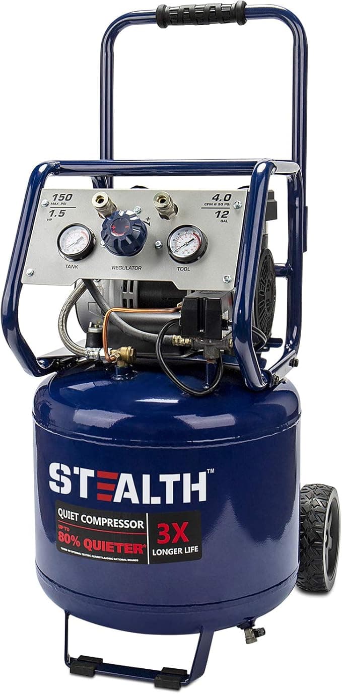 Stealth 12-Gallon Quiet Compressor (SAQ-11215) im Test – Foto ProduktBewertet