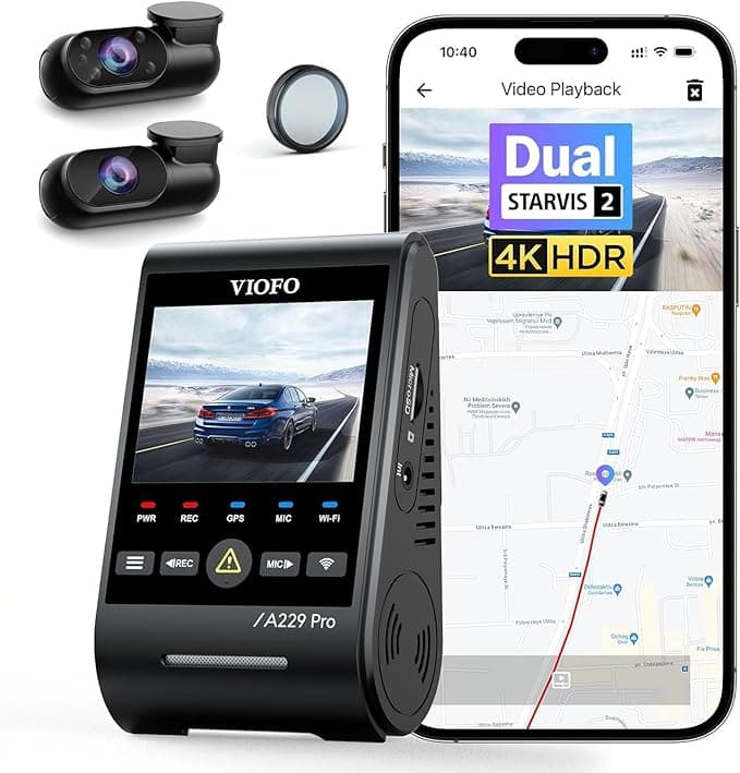 VIOFO A229 Pro 3-channel dash cam
